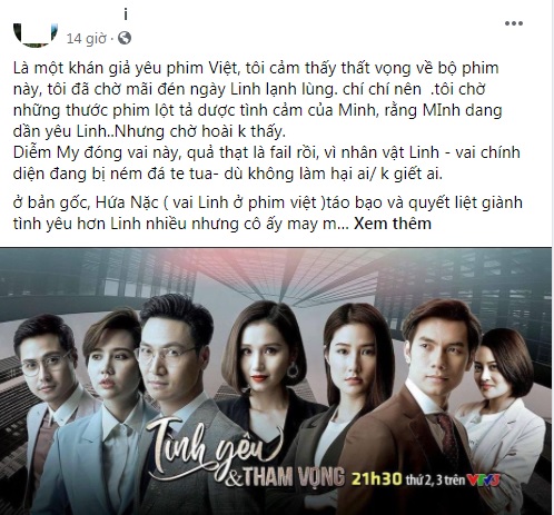 Tình yêu và tham vọng tập 51: Biên kịch 'dìm hàng' không lối thoát, Linh lại bị khán giả đồng loạt 'ném đá' vì 'vô duyên', 'hám trai' - 9 Tình yêu và tham vọng tập 51: Biên kịch 'dìm hàng' không lối thoát, Linh lại bị khán giả đồng loạt 'ném đá' vì 'vô duyên', 'hám trai' - 9