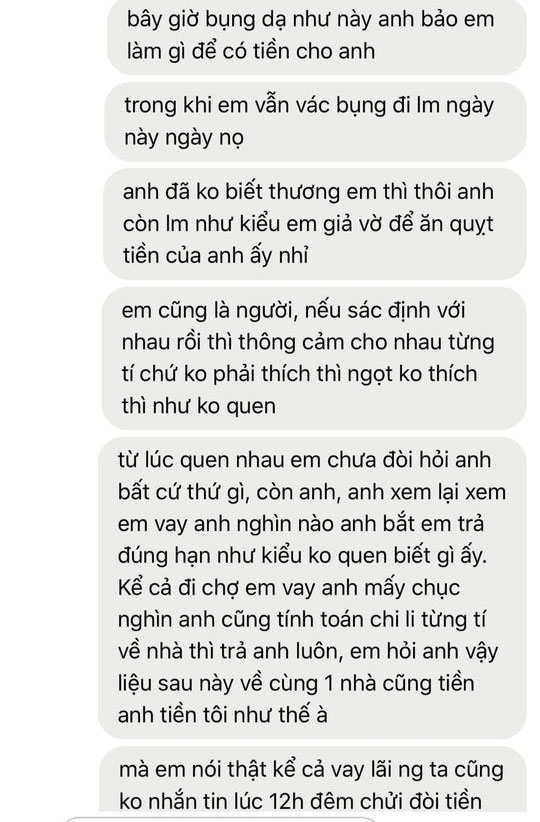 Vay chồng sắp cưới 2 triệu tính lãi 15k/ngày, 12h đêm bị đòi nợ xin khất thì bạn trai 'nói mát', dân tình: 'Bỏ gấp đi cho rảnh nợ!' - 3 Vay chồng sắp cưới 2 triệu tính lãi 15k/ngày, 12h đêm bị đòi nợ xin khất thì bạn trai 'nói mát', dân tình: 'Bỏ gấp đi cho rảnh nợ!' - 3