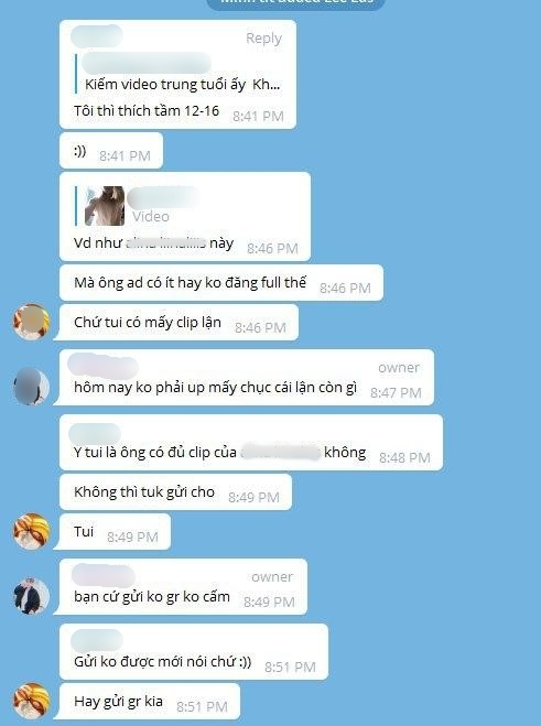 SỐC: Phát hiện phòng chat bí mật chuyên chia sẻ clip khiêu dâm trẻ em thu phí thành viên, đặc biệt có cả trẻ Việt Nam - 6 SỐC: Phát hiện phòng chat bí mật chuyên chia sẻ clip khiêu dâm trẻ em thu phí thành viên, đặc biệt có cả trẻ Việt Nam - 6