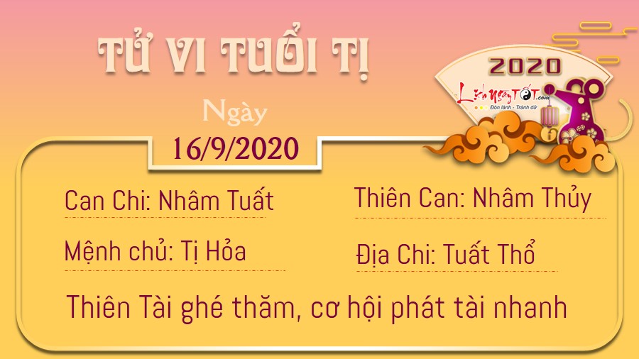 Tử vi thứ 4 ngày 16/09/2020 của 12 con giáp: Dần phát tài, Thìn gặp tiểu nhân - 5 Tử vi thứ 4 ngày 16/09/2020 của 12 con giáp: Dần phát tài, Thìn gặp tiểu nhân - 5