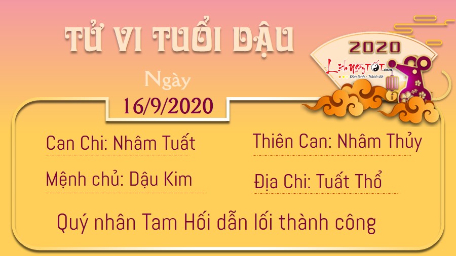 Tử vi thứ 4 ngày 16/09/2020 của 12 con giáp: Dần phát tài, Thìn gặp tiểu nhân - 9 Tử vi thứ 4 ngày 16/09/2020 của 12 con giáp: Dần phát tài, Thìn gặp tiểu nhân - 9