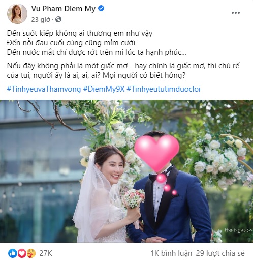 MXH tràn ngập ảnh cưới Nhan Phúc Vinh - Diễm My, 'cô dâu' háo hức tung cả ảnh hậu trường, đáng chú ý nhất là động thái của 'chú rể' - 6 MXH tràn ngập ảnh cưới Nhan Phúc Vinh - Diễm My, 'cô dâu' háo hức tung cả ảnh hậu trường, đáng chú ý nhất là động thái của 'chú rể' - 6