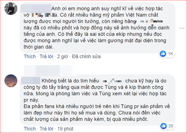 Sơn Tùng M-TP chính thức lên tiếng trước nghi án PR cho hãng mỹ phẩm kem trộn: Khẳng định đã tự dùng thử, trải nghiệm trong 5 tháng - 1 Sơn Tùng M-TP chính thức lên tiếng trước nghi án PR cho hãng mỹ phẩm kem trộn: Khẳng định đã tự dùng thử, trải nghiệm trong 5 tháng - 1
