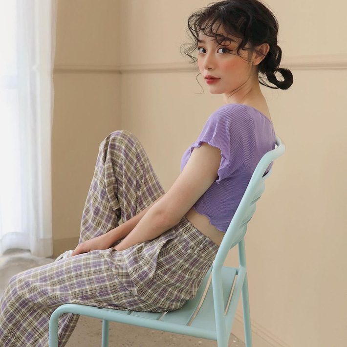 Quần caro ống rộng giá 'bèo' nhưng làm style 'đỉnh' hết nấc, nàng nào bỏ qua là thiệt - 2 Quần caro ống rộng giá 'bèo' nhưng làm style 'đỉnh' hết nấc, nàng nào bỏ qua là thiệt - 2