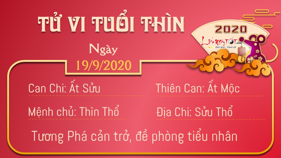 Tử vi thứ 7 ngày 19/09/2020 của 12 con giáp: Dần phá tài, Sửu lộc lá đầy tay - 4 Tử vi thứ 7 ngày 19/09/2020 của 12 con giáp: Dần phá tài, Sửu lộc lá đầy tay - 4