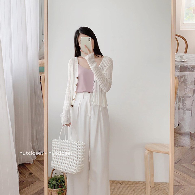 Trời trở gió sắm áo cardigan mỏng là chuẩn bài, diện vừa 'tây' lại không 'phang thời tiết' - 4 Trời trở gió sắm áo cardigan mỏng là chuẩn bài, diện vừa 'tây' lại không 'phang thời tiết' - 4