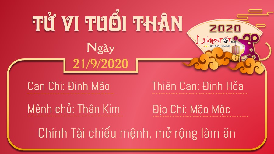 Tử vi thứ 2 ngày 21/09/2020 của 12 con giáp: Thân mở rộng làm ăn, Thìn gặp họa - 8 Tử vi thứ 2 ngày 21/09/2020 của 12 con giáp: Thân mở rộng làm ăn, Thìn gặp họa - 8