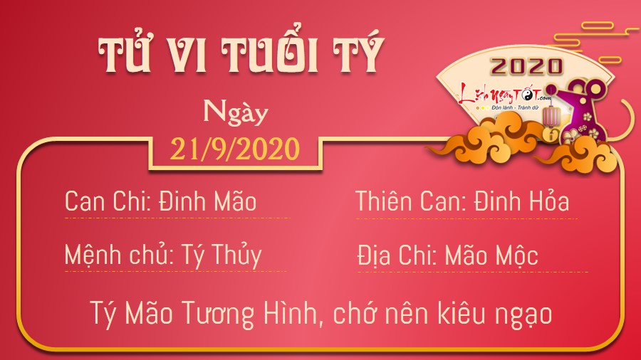Tử vi thứ 2 ngày 21/09/2020 của 12 con giáp: Thân mở rộng làm ăn, Thìn gặp họa Tử vi thứ 2 ngày 21/09/2020 của 12 con giáp: Thân mở rộng làm ăn, Thìn gặp họa