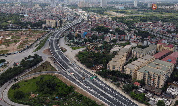 Cận cảnh cầu cạn Mai Dịch - Nam Thăng Long đã rải nhựa xong chờ ngày thông xe - 19 Cận cảnh cầu cạn Mai Dịch - Nam Thăng Long đã rải nhựa xong chờ ngày thông xe - 19