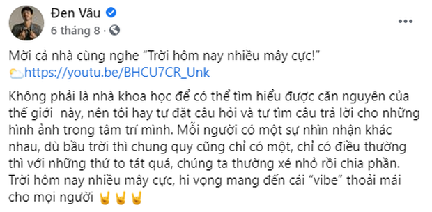Đen Vâu ca ngợi hiện tượng Soytiet khi được Wiz Khailfa hợp tác mix lại ca khúc đếm số, nhưng đọc xong lại thấy... 'sượng' nhẹ? - 5 Đen Vâu ca ngợi hiện tượng Soytiet khi được Wiz Khailfa hợp tác mix lại ca khúc đếm số, nhưng đọc xong lại thấy... 'sượng' nhẹ? - 5