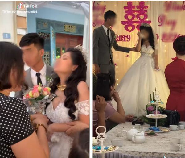 Cô dâu khóc ngất, chú rể hôn như nuốt... và những sự cố có 1-0-2 nhớ đời trong đám cưới - 5 Cô dâu khóc ngất, chú rể hôn như nuốt... và những sự cố có 1-0-2 nhớ đời trong đám cưới - 5