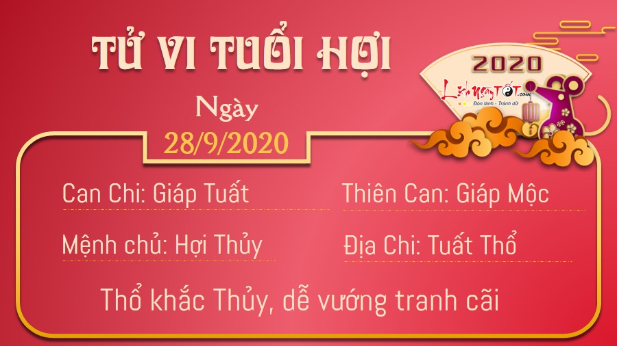 Tử vi thứ 2 ngày 28/09/2020 của 12 con giáp: Tý thăng chức, Thìn công việc trở ngại - 11 Tử vi thứ 2 ngày 28/09/2020 của 12 con giáp: Tý thăng chức, Thìn công việc trở ngại - 11