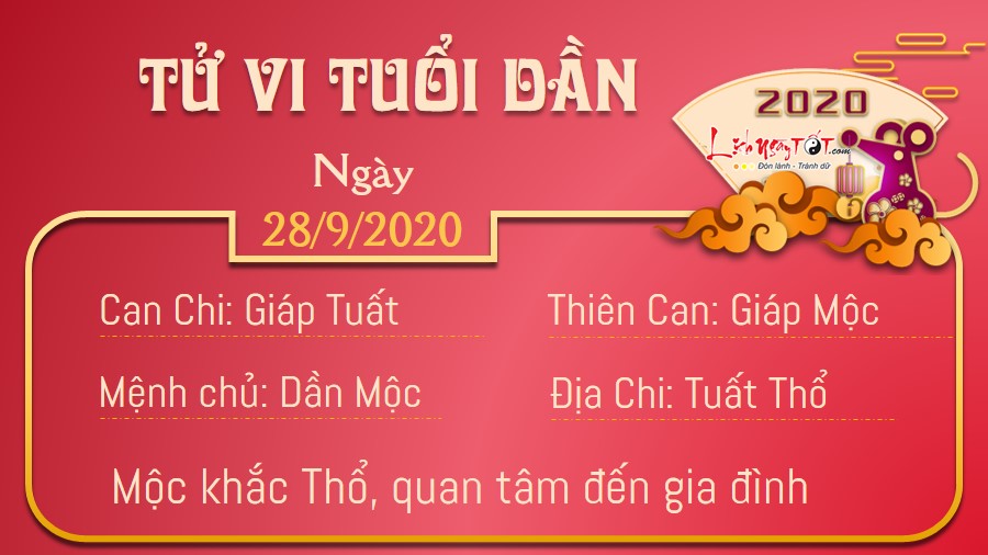 Tử vi thứ 2 ngày 28/09/2020 của 12 con giáp: Tý thăng chức, Thìn công việc trở ngại - 2 Tử vi thứ 2 ngày 28/09/2020 của 12 con giáp: Tý thăng chức, Thìn công việc trở ngại - 2