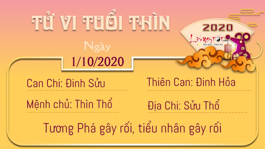 Tử vi thứ 5 ngày 01/10/2020 của 12 con giáp: Thìn gặp tiểu nhân, Thân thêm thu nhập - 4 Tử vi thứ 5 ngày 01/10/2020 của 12 con giáp: Thìn gặp tiểu nhân, Thân thêm thu nhập - 4