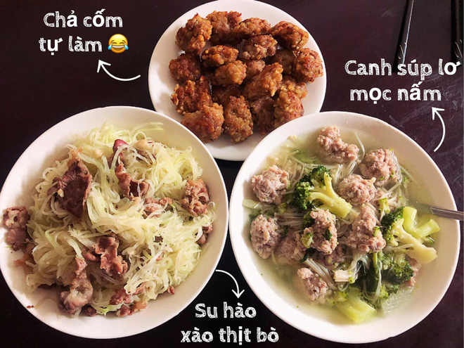 Mãn nhãn trước những mâm cơm nhà tươm tất của anh chồng đảm, vợ ăn uống tạm bợ thì tự mình ra tay - 1 Mãn nhãn trước những mâm cơm nhà tươm tất của anh chồng đảm, vợ ăn uống tạm bợ thì tự mình ra tay - 1