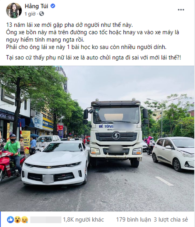 Hot mom Hằng Túi bị đâm xe khi đang mang bầu tháng thứ 9, kể lại pha thót tim ôm bụng trèo sang cửa ghế phụ để thoát nạn - 1 Hot mom Hằng Túi bị đâm xe khi đang mang bầu tháng thứ 9, kể lại pha thót tim ôm bụng trèo sang cửa ghế phụ để thoát nạn - 1