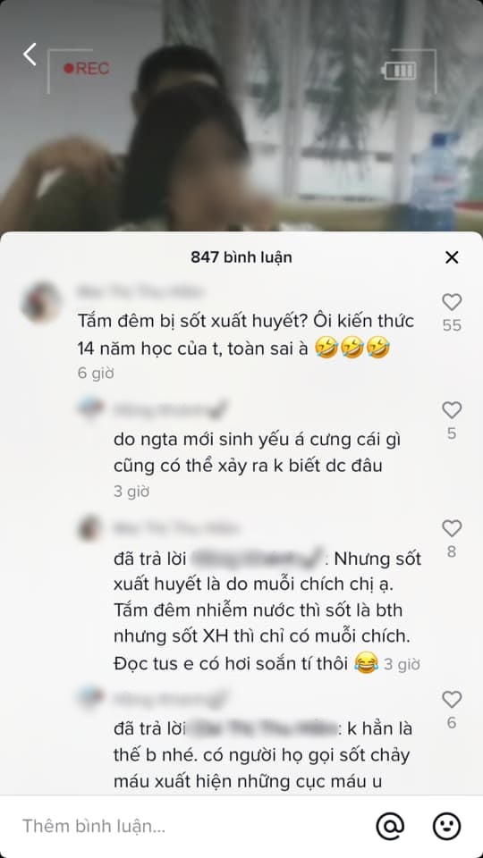 'Vũ trụ sống ảo' trên TikTok: Hết khoe đi chơi với chồng người ta, hội chị em bán hàng online tiếp tục gây tranh cãi khi phán sốt xuất huyết là do tắm đêm - 1 'Vũ trụ sống ảo' trên TikTok: Hết khoe đi chơi với chồng người ta, hội chị em bán hàng online tiếp tục gây tranh cãi khi phán sốt xuất huyết là do tắm đêm - 1