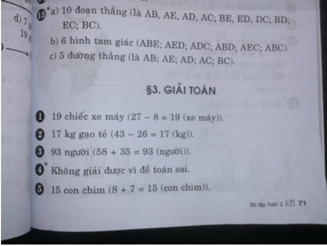 Đề toán 'bá đạo' dành cho học sinh lớp 2 nhưng đáp án càng khiến nhiều người sốc hơn - 1 Đề toán 'bá đạo' dành cho học sinh lớp 2 nhưng đáp án càng khiến nhiều người sốc hơn - 1