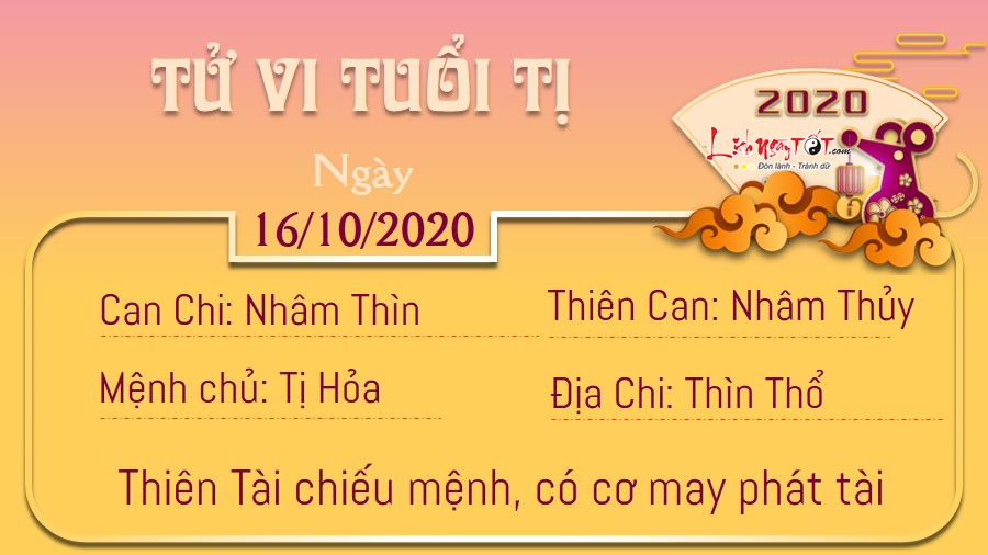 Tử vi thứ 6 ngày 16/10/2020 của 12 con giáp: Dần phát tài, Sửu gây họa - 5 Tử vi thứ 6 ngày 16/10/2020 của 12 con giáp: Dần phát tài, Sửu gây họa - 5