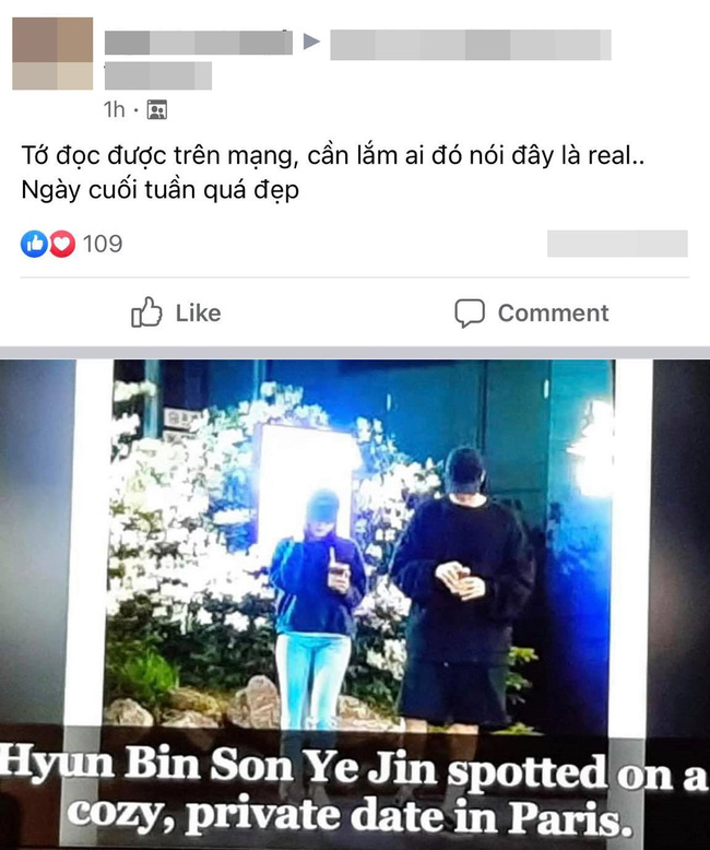 Sự thật về hình ảnh Hyun Bin - Son Ye Jin hẹn hò ở Pháp đang được fan chia sẻ Sự thật về hình ảnh Hyun Bin - Son Ye Jin hẹn hò ở Pháp đang được fan chia sẻ