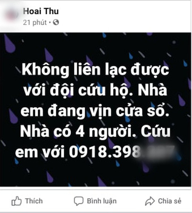 Nhiều người dân Quảng Trị đồng loạt lên mạng kêu cứu khi lũ bất ngờ lên nhanh trong đêm - 6 Nhiều người dân Quảng Trị đồng loạt lên mạng kêu cứu khi lũ bất ngờ lên nhanh trong đêm - 6