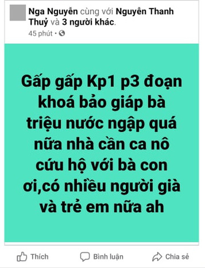 Nhiều người dân Quảng Trị đồng loạt lên mạng kêu cứu khi lũ bất ngờ lên nhanh trong đêm - 8 Nhiều người dân Quảng Trị đồng loạt lên mạng kêu cứu khi lũ bất ngờ lên nhanh trong đêm - 8