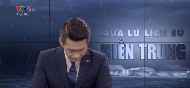 BTV bật khóc khi đang dẫn trực tiếp về lũ lụt miền Trung trên VTV là ai? BTV bật khóc khi đang dẫn trực tiếp về lũ lụt miền Trung trên VTV là ai?
