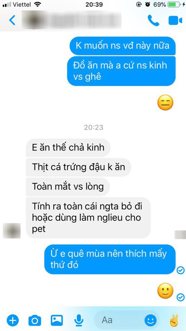 Được hỏi em ăn gì? Cô gái tiết lộ thực đơn liền bị đối phương phũ 'kinh lên được' và màn tiễn khách ai cũng ủng hộ - 3 Được hỏi em ăn gì? Cô gái tiết lộ thực đơn liền bị đối phương phũ 'kinh lên được' và màn tiễn khách ai cũng ủng hộ - 3