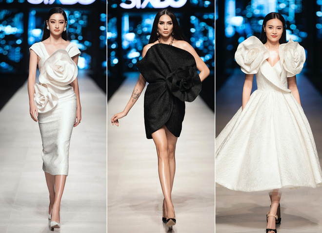 Lan Ngọc bế con nuôi của Đỗ Mạnh Cường catwalk, Lê Xuân Tiền có màn 'thoát y' gây choáng - 7 Lan Ngọc bế con nuôi của Đỗ Mạnh Cường catwalk, Lê Xuân Tiền có màn 'thoát y' gây choáng - 7