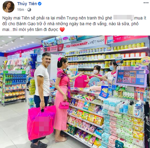Thủy Tiên chuẩn bị lên đường trở lại vùng lũ miền Trung, lần này Công Vinh quyết 'kè kè' bên vợ Thủy Tiên chuẩn bị lên đường trở lại vùng lũ miền Trung, lần này Công Vinh quyết 'kè kè' bên vợ