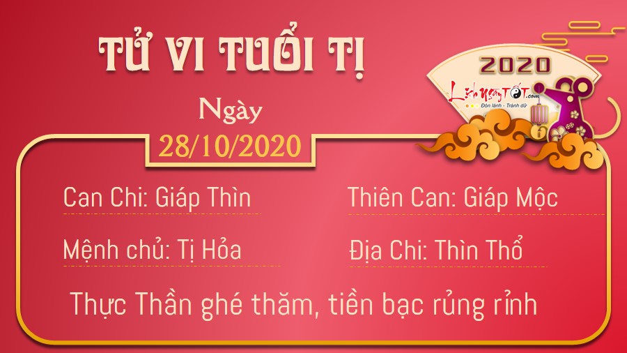Tử vi thứ 4 ngày 28/10/2020 của 12 con giáp: Thìn phát tài, Dần gặp rắc rối - 5 Tử vi thứ 4 ngày 28/10/2020 của 12 con giáp: Thìn phát tài, Dần gặp rắc rối - 5