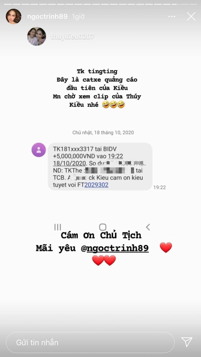 Ngọc Trinh mở luôn tiệc ăn mừng khi trợ lí Thúy Kiều chính thức có tick xanh xịn xò trên Facebook - 2 Ngọc Trinh mở luôn tiệc ăn mừng khi trợ lí Thúy Kiều chính thức có tick xanh xịn xò trên Facebook - 2