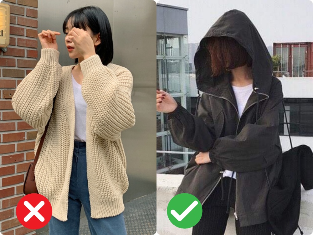 Ngày ảnh hưởng mưa gió bão bùng, nếu không muốn ướt sũng từ đầu đến chân thì chị em nên tránh xa 4 kiểu áo khoác này - 1 Ngày ảnh hưởng mưa gió bão bùng, nếu không muốn ướt sũng từ đầu đến chân thì chị em nên tránh xa 4 kiểu áo khoác này - 1