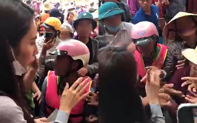Động thái của Thủy Tiên khi xuất hiện nhóm người dân mất kiểm soát trong điểm phát tiền cứu trợ được dân mạng tán thưởng Động thái của Thủy Tiên khi xuất hiện nhóm người dân mất kiểm soát trong điểm phát tiền cứu trợ được dân mạng tán thưởng