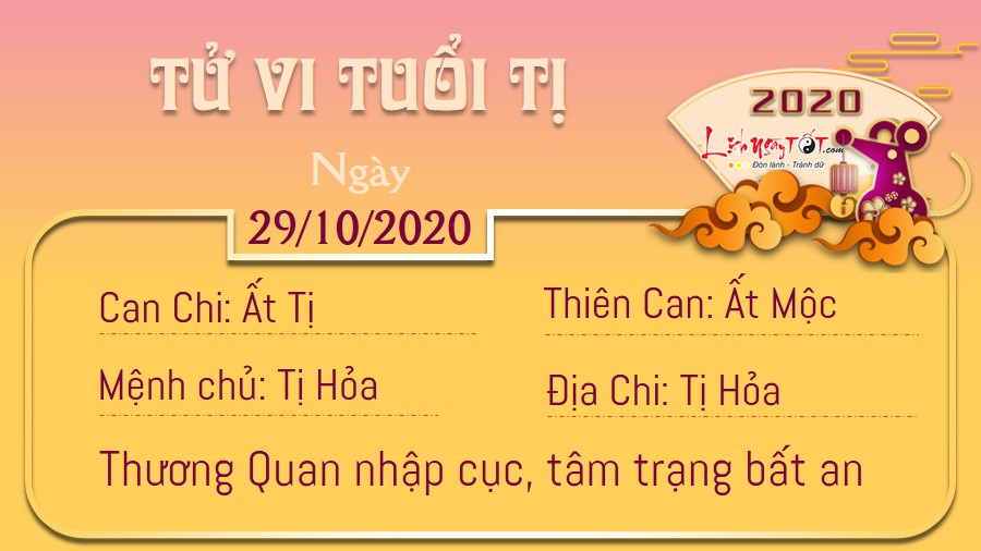 Tử vi thứ 5 ngày 29/10/2020 của 12 con giáp: Mão gặp rắc rối công sở, Thìn kiếm được tiền - 5 Tử vi thứ 5 ngày 29/10/2020 của 12 con giáp: Mão gặp rắc rối công sở, Thìn kiếm được tiền - 5