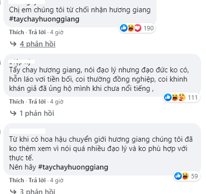 Làn sóng tẩy chay Hương Giang ngày càng dữ dội, hàng ngàn khán giả tấn công công show Chị em chúng mình, đòi thay 'nữ hoàng đạo lý' - 3 Làn sóng tẩy chay Hương Giang ngày càng dữ dội, hàng ngàn khán giả tấn công công show Chị em chúng mình, đòi thay 'nữ hoàng đạo lý' - 3