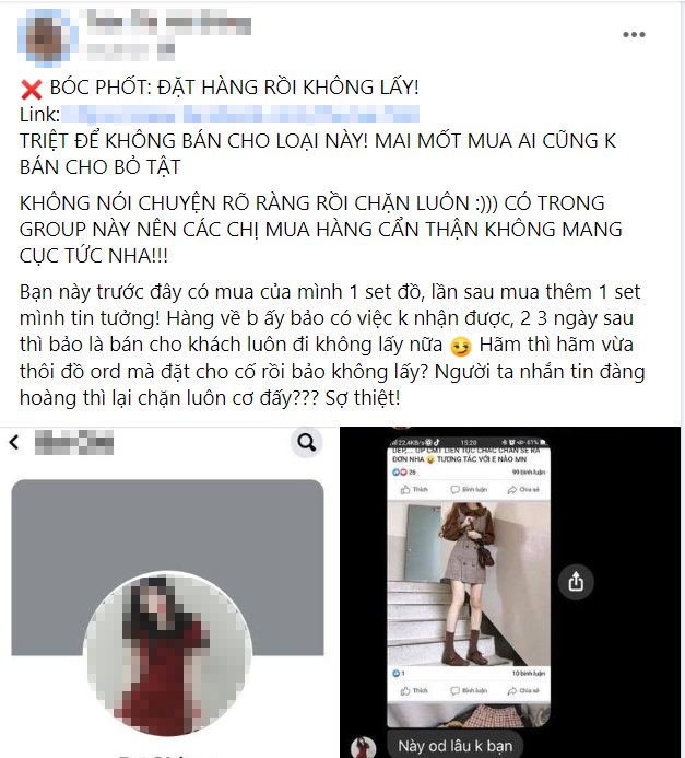Bị 'bom hàng', chủ shop tức tối bóc phốt, dân mạng chỉ ra điểm chí mạng Bị 'bom hàng', chủ shop tức tối bóc phốt, dân mạng chỉ ra điểm chí mạng