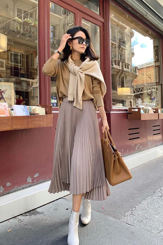 6 cách mix áo len và váy được hội sành mặc chăm áp dụng nhất mùa lạnh - 8 6 cách mix áo len và váy được hội sành mặc chăm áp dụng nhất mùa lạnh - 8