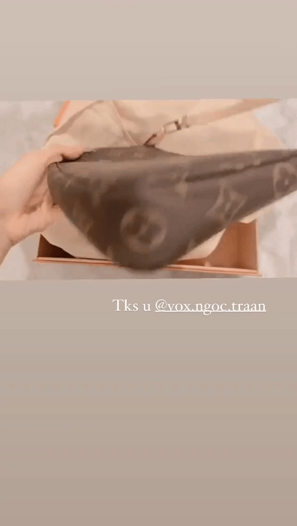 Xoài Non đập hộp quà cưới Võ Ngọc Trân tặng, túi hiệu xinh xắn xứng tầm vợ thiếu gia - 1 Xoài Non đập hộp quà cưới Võ Ngọc Trân tặng, túi hiệu xinh xắn xứng tầm vợ thiếu gia - 1