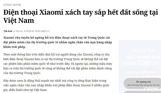 Sau lần 'chết hụt' năm 2018, hàng Xiaomi xách tay có hết cửa sống sau nghị định mới? - 2 Sau lần 'chết hụt' năm 2018, hàng Xiaomi xách tay có hết cửa sống sau nghị định mới? - 2