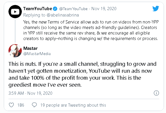 YouTube sẽ hiện quảng cáo trong tất cả video, ngay cả khi người sản xuất không muốn và không kiếm được tiền - 1 YouTube sẽ hiện quảng cáo trong tất cả video, ngay cả khi người sản xuất không muốn và không kiếm được tiền - 1