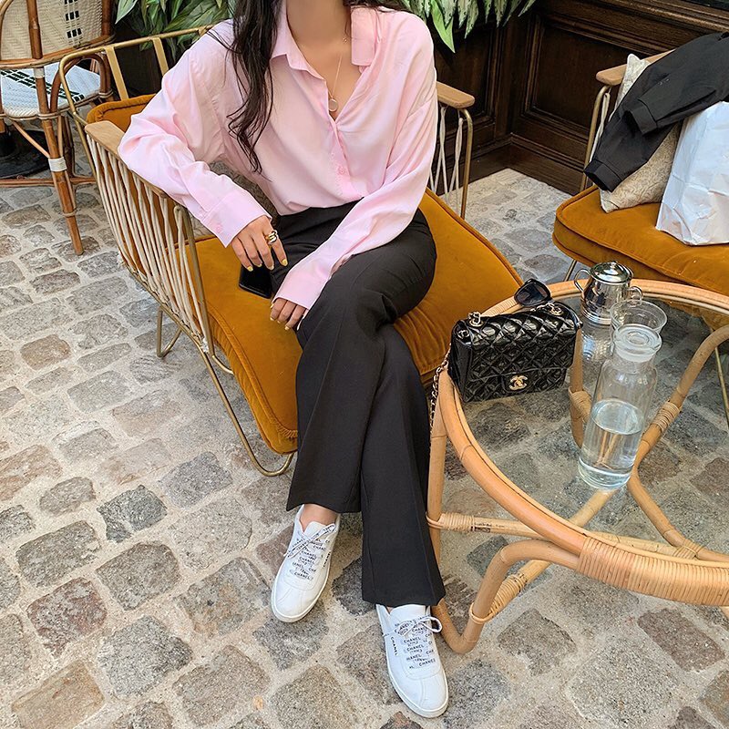 Lười mix đồ thì cứ diện 3 kiểu áo sơ mi này tới sở làm là có ngay set đồ đẹp, chất khỏi bàn - 9 Lười mix đồ thì cứ diện 3 kiểu áo sơ mi này tới sở làm là có ngay set đồ đẹp, chất khỏi bàn - 9