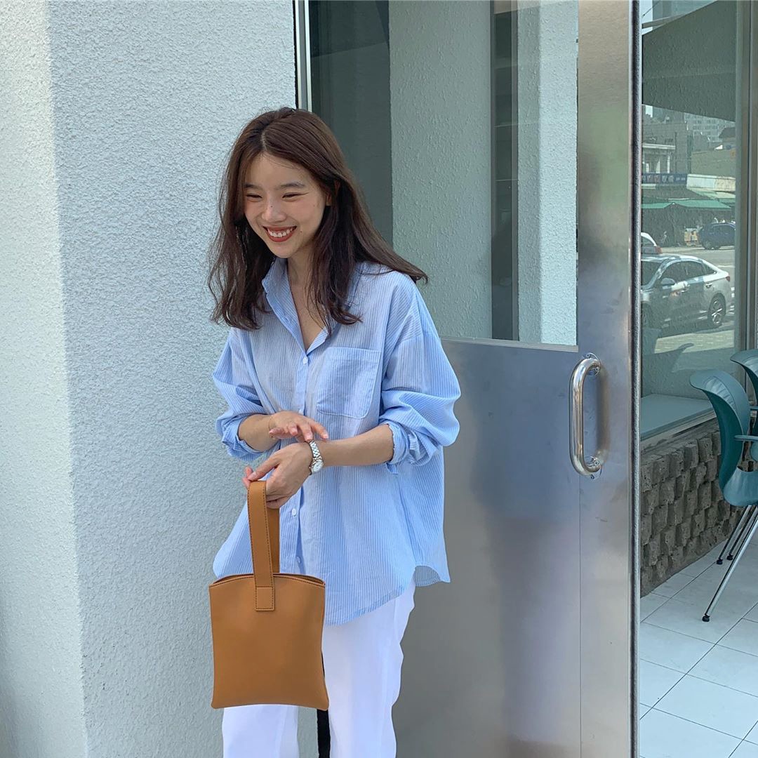 Lười mix đồ thì cứ diện 3 kiểu áo sơ mi này tới sở làm là có ngay set đồ đẹp, chất khỏi bàn - 12 Lười mix đồ thì cứ diện 3 kiểu áo sơ mi này tới sở làm là có ngay set đồ đẹp, chất khỏi bàn - 12