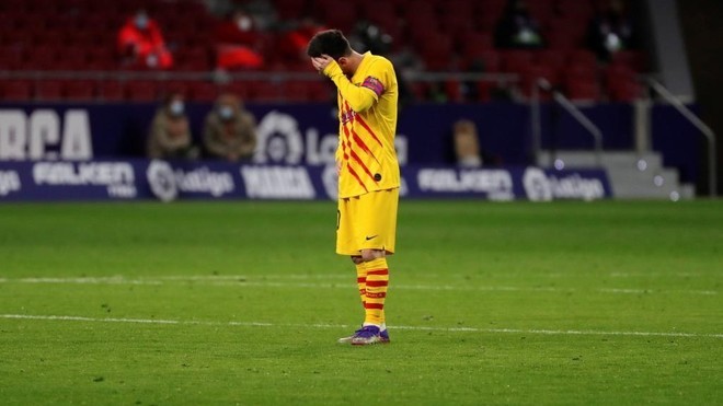 Barca kém nhất trong 25 năm, Messi cũng tuột dốc Barca kém nhất trong 25 năm, Messi cũng tuột dốc