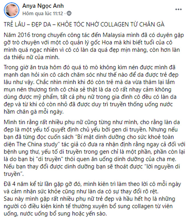 Từ da mụn thâm đen, người phụ nữ trẻ ra cả chục tuổi, da đẹp không tì vết nhờ món ăn quen thuộc siêu giàu collagen Từ da mụn thâm đen, người phụ nữ trẻ ra cả chục tuổi, da đẹp không tì vết nhờ món ăn quen thuộc siêu giàu collagen