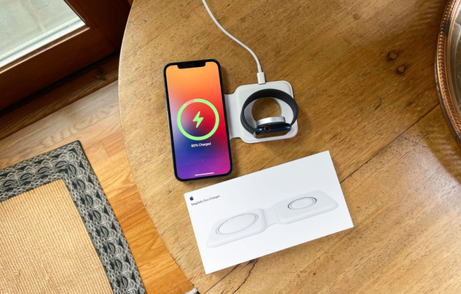 Apple xác nhận MagSafe Duo sẽ chỉ có thể sạc ở mức công suất tối đa 14W nếu dùng với củ sạc 27W Apple xác nhận MagSafe Duo sẽ chỉ có thể sạc ở mức công suất tối đa 14W nếu dùng với củ sạc 27W