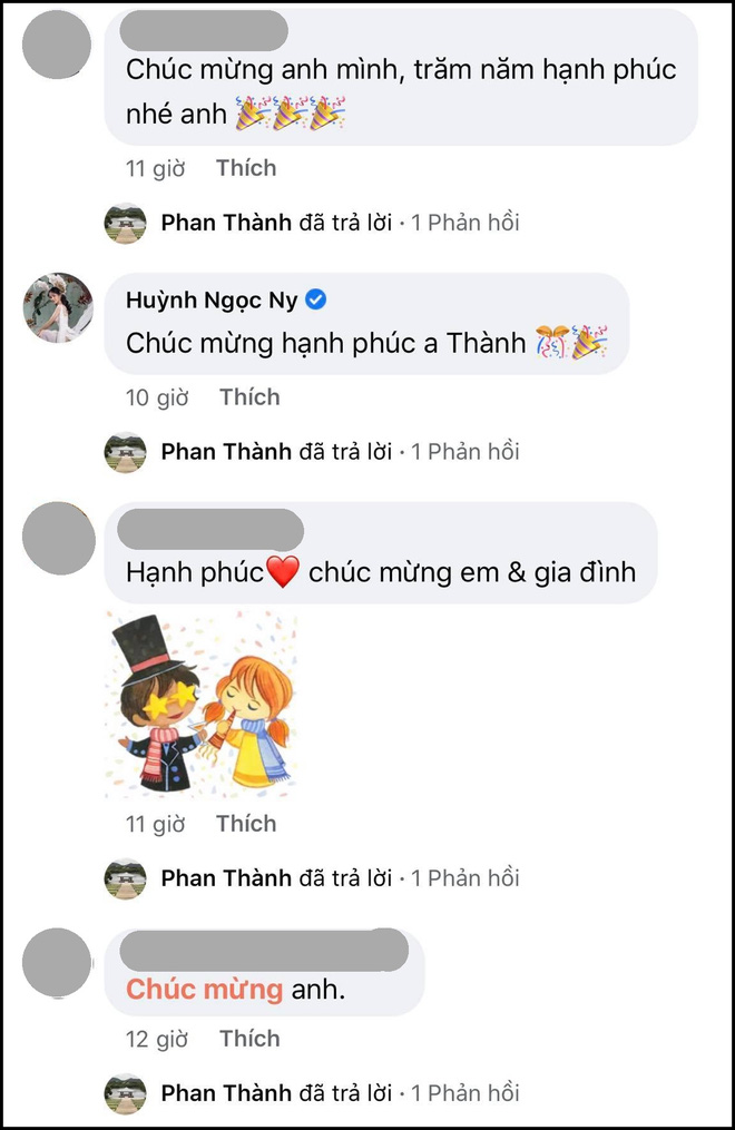 Thay ảnh đại diện bằng hình đám hỏi để thông báo 'đã có chủ', thiếu gia Phan Thành chịu khó rep từng chiếc comment chúc phúc - 1 Thay ảnh đại diện bằng hình đám hỏi để thông báo 'đã có chủ', thiếu gia Phan Thành chịu khó rep từng chiếc comment chúc phúc - 1