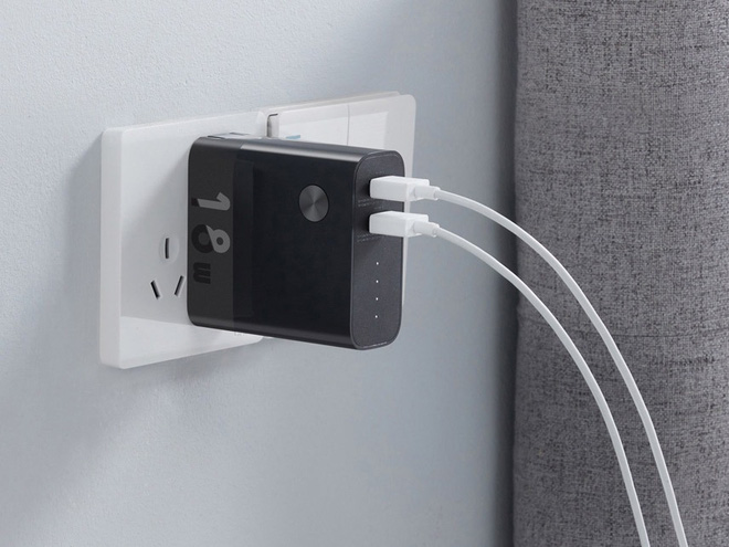 Xiaomi ra mắt củ sạc tích hợp pin dự phòng: 5000mAh, sạc nhanh 18W, 2 cổng USB-A, giá 450.000 đồng - 2 Xiaomi ra mắt củ sạc tích hợp pin dự phòng: 5000mAh, sạc nhanh 18W, 2 cổng USB-A, giá 450.000 đồng - 2