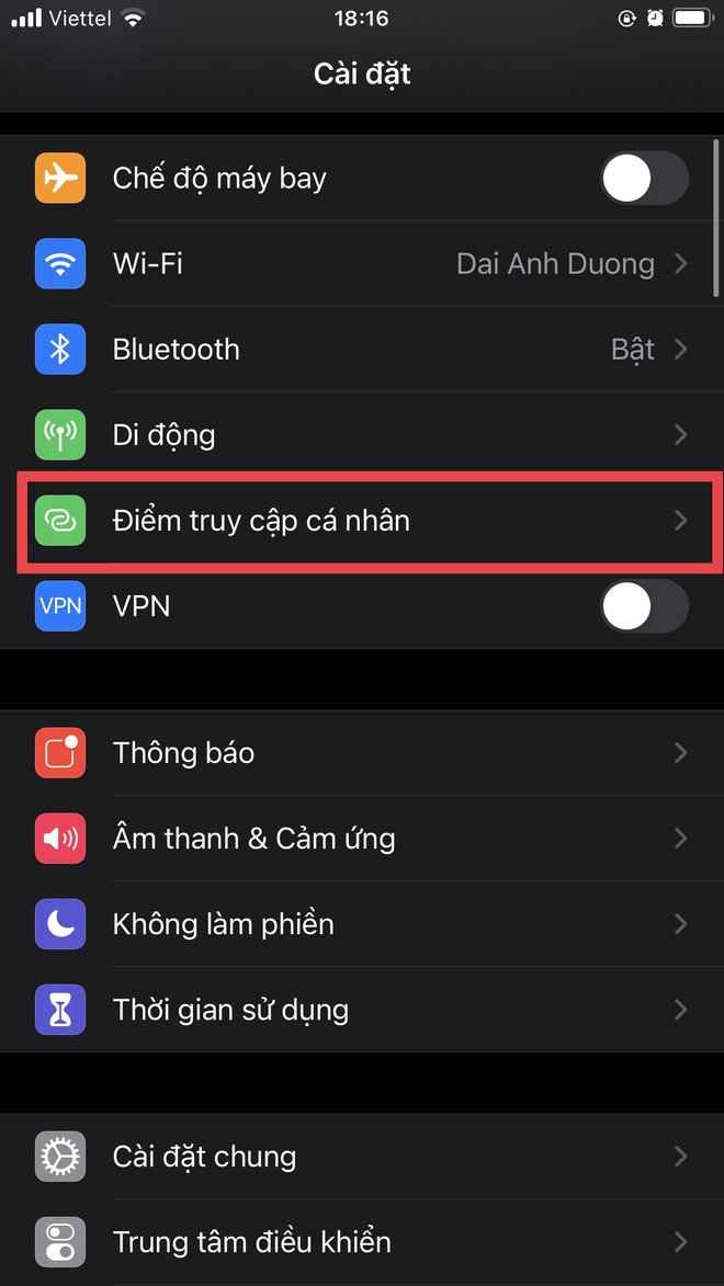 Mẹo hay biến iPhone thành 'cục phát Wi-Fi' với đường truyền internet tốc độ cao cực đơn giản - 2 Mẹo hay biến iPhone thành 'cục phát Wi-Fi' với đường truyền internet tốc độ cao cực đơn giản - 2