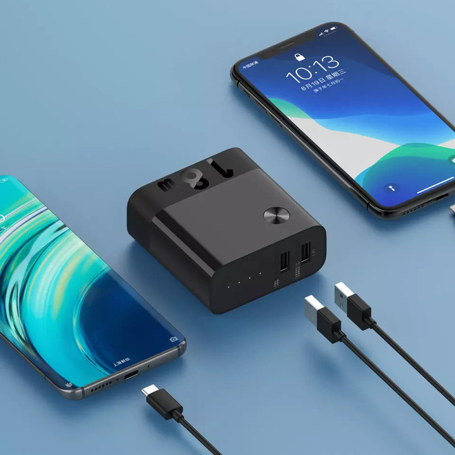 Xiaomi ra mắt củ sạc tích hợp pin dự phòng: 5000mAh, sạc nhanh 18W, 2 cổng USB-A, giá 450.000 đồng Xiaomi ra mắt củ sạc tích hợp pin dự phòng: 5000mAh, sạc nhanh 18W, 2 cổng USB-A, giá 450.000 đồng